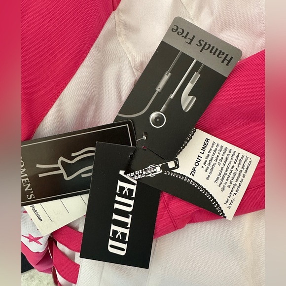 NWT Xelement Women’s Motorcycle Jacket Pink Skull with Body Armor Size Medium - Picture 7 of 11